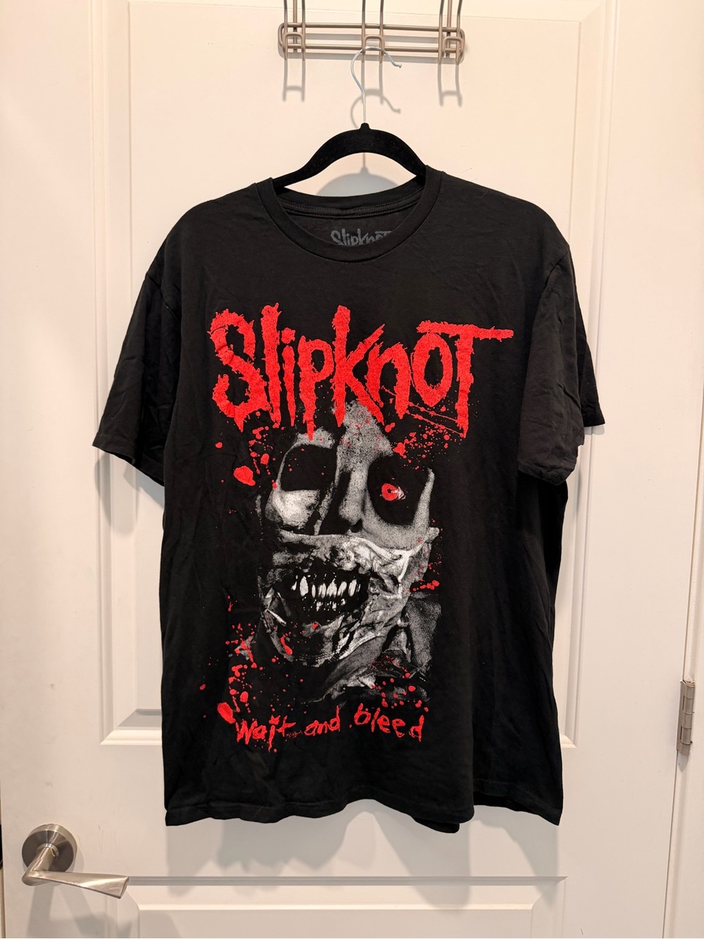 Slipknot Wait And Bleed T-Shirt Size XL Black Graphic
Tee